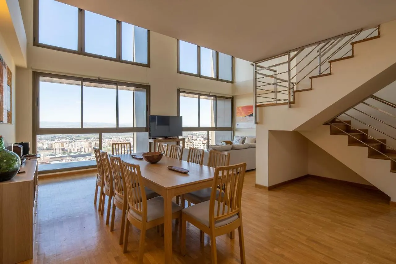 Atico Top Granada, Penthouse, 18-19Th Floor, City Centre, Views, Terrace, Free Parking 0*, Granada Spain