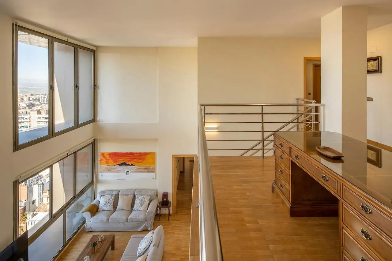Apartment Atico Top Granada, Penthouse, 18-19Th Floor, City Centre, Views, Terrace, Free Parking