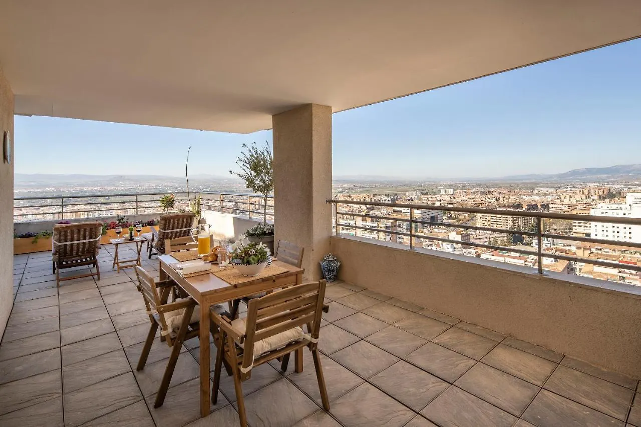 Atico Top Granada, Penthouse, 18-19Th Floor, City Centre, Views, Terrace, Free Parking Spain