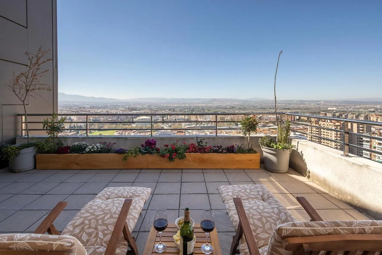 Atico Top Granada, Penthouse, 18-19Th Floor, City Centre, Views, Terrace, Free Parking Spain