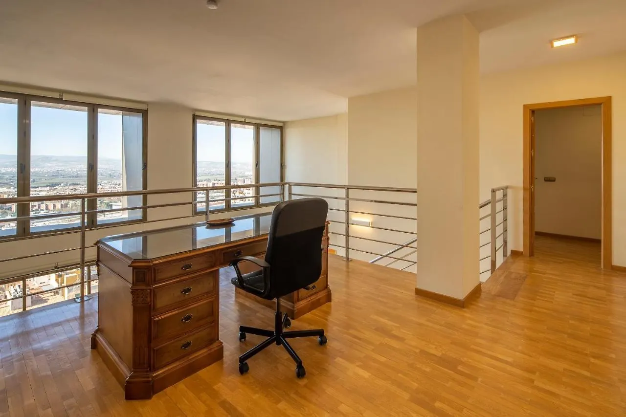 Apartment Atico Top Granada, Penthouse, 18-19Th Floor, City Centre, Views, Terrace, Free Parking Spain